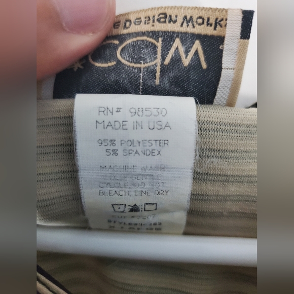 Vintage Creative Design Works Striped Blouse Womens Size XL Sleeveless - Picture 2 of 4